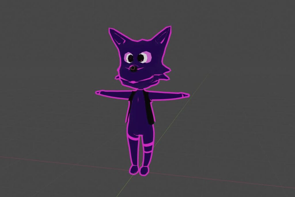 3D cat OC